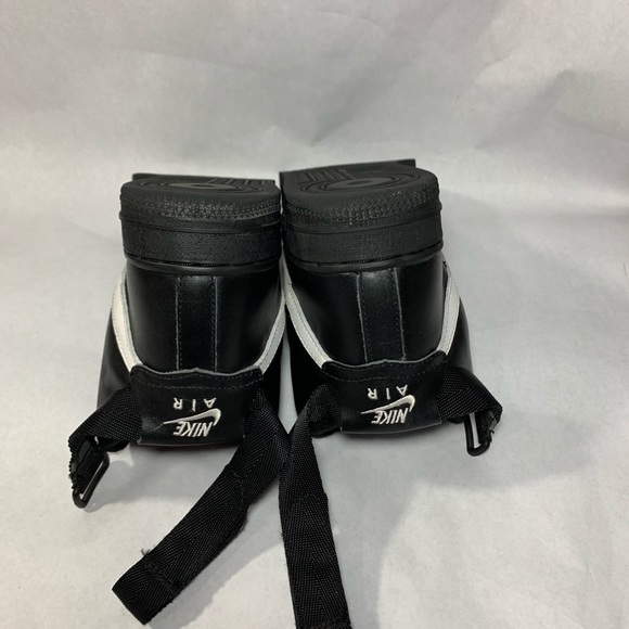 2002 NIKE AIR FORCE 1 HIGH BLACK WHITE size 6Y - Picture 8 of 8